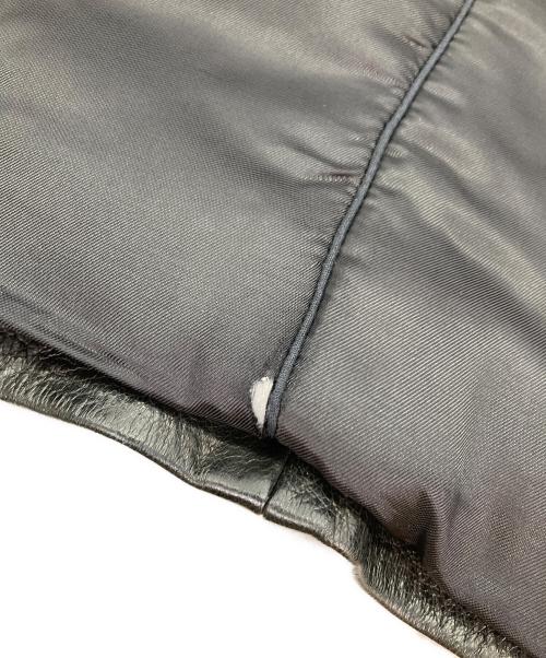 EMMETI（エンメティ）EMMETI (エンメティ) JURI ライダースジャケット ブラック サイズ:50の古着・服飾アイテム