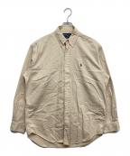 RALPH LAURENラルフローレン）の古着「ボタンダウンシャツ」｜ベージュ