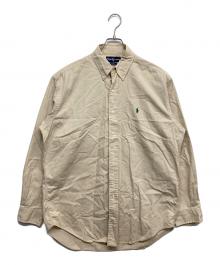 RALPH LAUREN（ラルフローレン）の古着「ボタンダウンシャツ」｜ベージュ