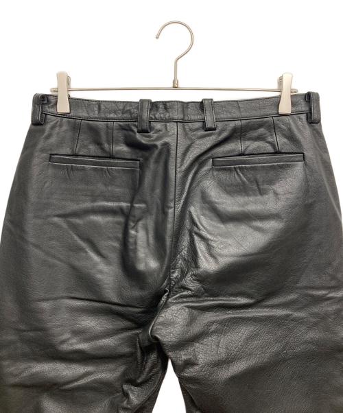 PAUL SMITH（ポールスミス）Paul Smith (ポールスミス) レザーパンツ ブラック サイズ:Lの古着・服飾アイテム