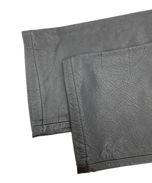 PAUL SMITH（ポールスミス）Paul Smith (ポールスミス) レザーパンツ ブラック サイズ:Lの古着・服飾アイテム