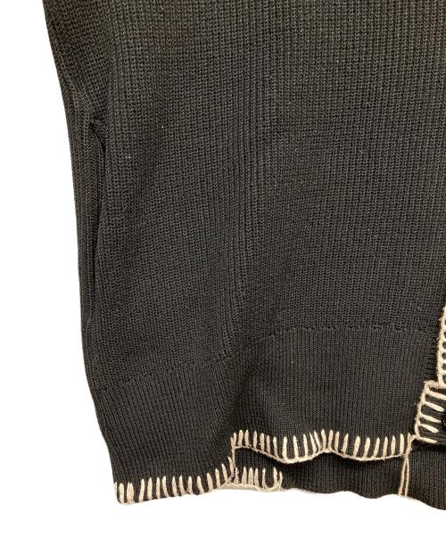 OUAT（オーユーエーティー）OUAT (オーユーエーティー) OFFICE CARDIGAN ブラック サイズ:MEDIUMの古着・服飾アイテム