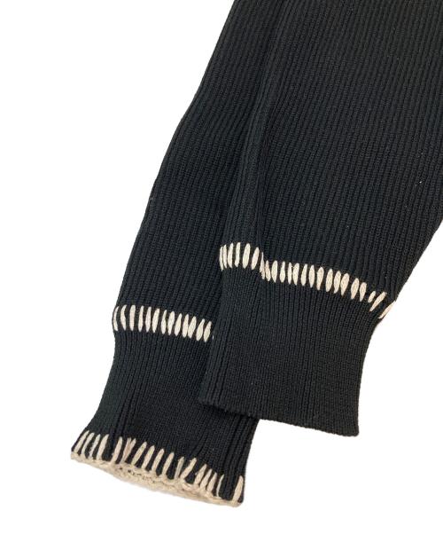 OUAT（オーユーエーティー）OUAT (オーユーエーティー) OFFICE CARDIGAN ブラック サイズ:MEDIUMの古着・服飾アイテム