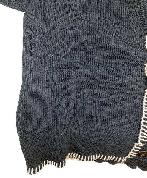 OUAT（オーユーエーティー）OUAT (オーユーエーティー) OFFICE CARDIGAN ブラック サイズ:MEDIUMの古着・服飾アイテム