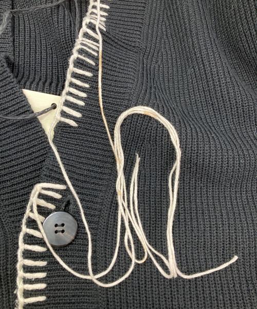 OUAT（オーユーエーティー）OUAT (オーユーエーティー) OFFICE CARDIGAN ブラック サイズ:MEDIUMの古着・服飾アイテム