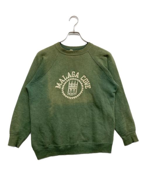 velva sheen（ベルバシーン）velva sheen (ベルバシーン) 60ｓ フロッキーラグランスウェット グリーン サイズ:記載無の古着・服飾アイテム