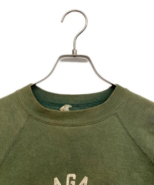 velva sheen（ベルバシーン）velva sheen (ベルバシーン) 60ｓ フロッキーラグランスウェット グリーン サイズ:記載無の古着・服飾アイテム