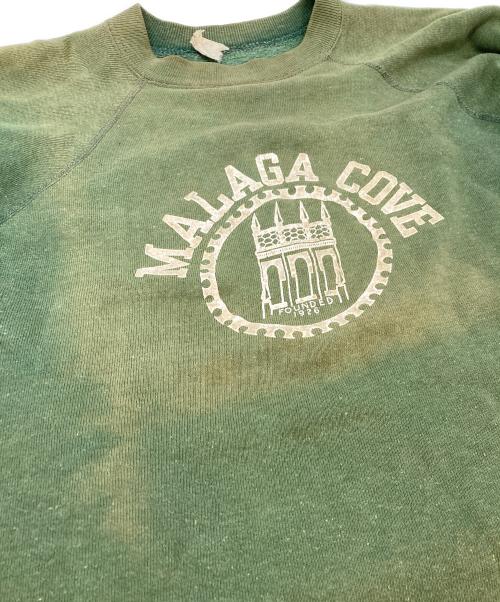 velva sheen（ベルバシーン）velva sheen (ベルバシーン) 60ｓ フロッキーラグランスウェット グリーン サイズ:記載無の古着・服飾アイテム