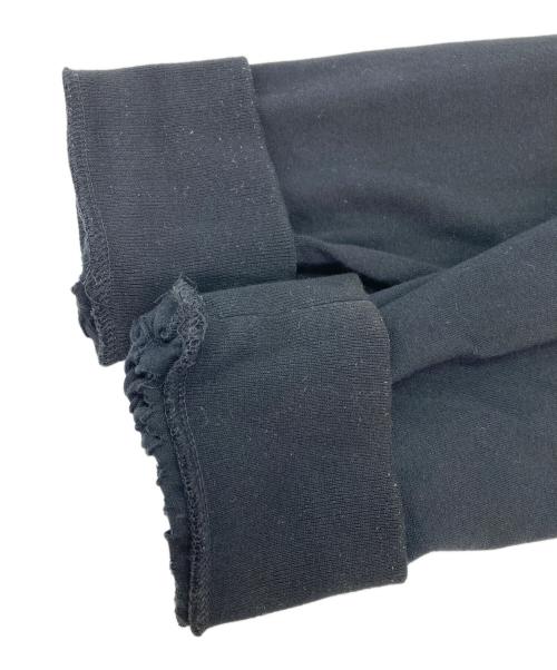 NUMBER (N)INE（ナンバーナイン）NUMBER (N)INE (ナンバーナイン) 編み込みデザインカットソー ブラック サイズ:3の古着・服飾アイテム