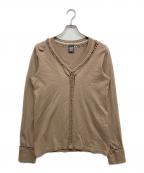 NUMBER (N)INEナンバーナイン）の古着「編み込みデザインカットソー」｜ベージュ