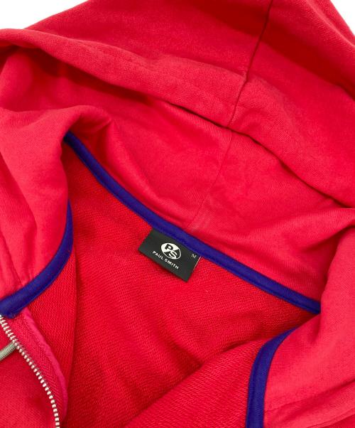 PAUL SMITH（ポールスミス）Paul Smith (ポールスミス) ジップパーカー レッド サイズ:Mの古着・服飾アイテム