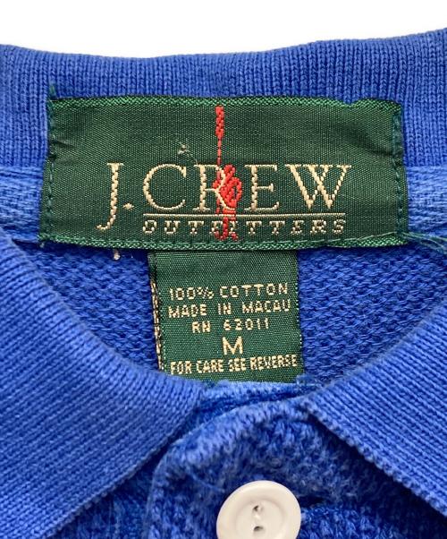 J.CREW（ジェイクルー）J.CREW (ジェイクルー) 長袖ポロシャツ ブルー サイズ:Mの古着・服飾アイテム