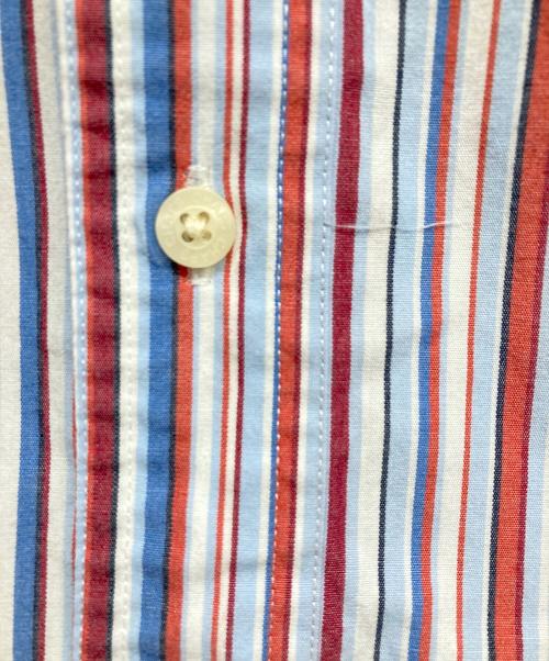 CHAPS（チャップス）CHAPS (チャップス) ストライプシャツ レッド サイズ:XXLの古着・服飾アイテム