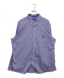 CHAPS（チャップス）の古着「チェックシャツ」｜パープル