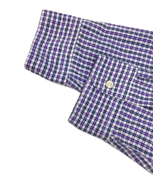 CHAPS（チャップス）CHAPS (チャップス) チェックシャツ パープル サイズ:XXLの古着・服飾アイテム