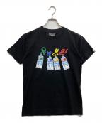 A BATHING APEアベイシングエイプ）の古着「プリントTシャツ」｜ブラック
