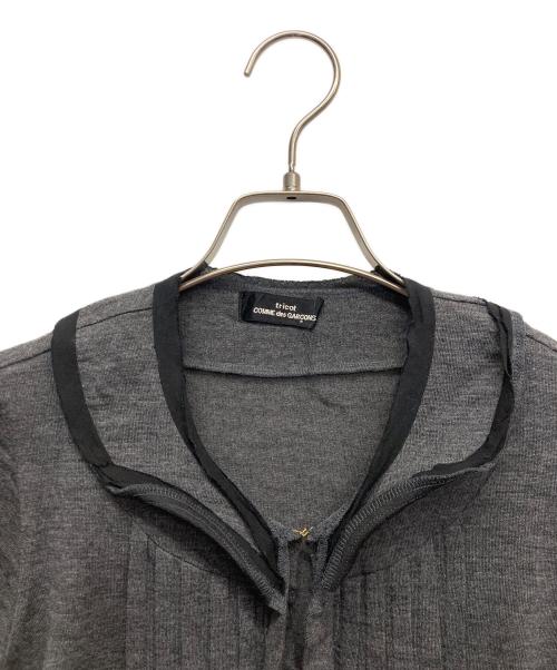 tricot COMME des GARCONS（トリココムデギャルソン）tricot COMME des GARCONS (トリココムデギャルソン) ウールカットソー グレー サイズ:-の古着・服飾アイテム