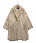 stussyステューシー）の古着「ファーコート」｜アイボリー