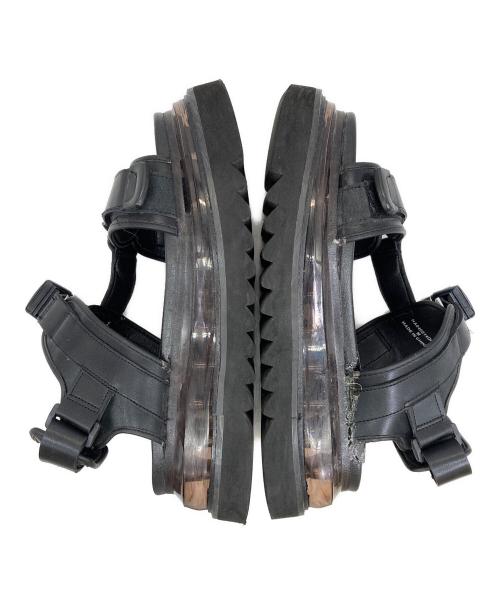 HARE（ハレ）HARE (ハレ) 厚底サンダル ブラック サイズ:Mの古着・服飾アイテム