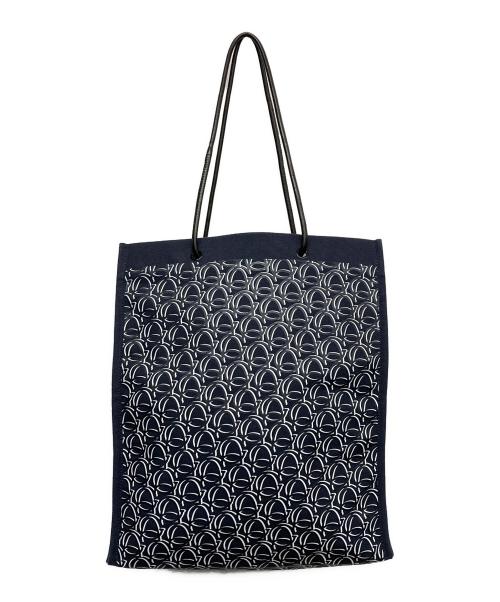 GIORGIO ARMANI（ジョルジョアルマーニ）GIORGIO ARMANI (ジョルジョアルマーニ) トートバッグ ネイビーの古着・服飾アイテム