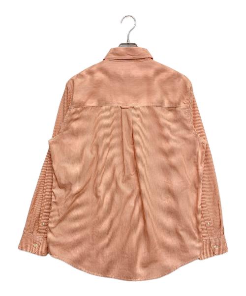 CHAPS（チャップス）CHAPS (チャップス) ストライプシャツ オレンジ サイズ:Mの古着・服飾アイテム