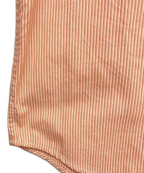 CHAPS（チャップス）CHAPS (チャップス) ストライプシャツ オレンジ サイズ:Mの古着・服飾アイテム