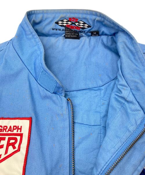 GULF（ガルフ）Gulf (ガルフ) コットンジャケット スカイブルー サイズ:Mの古着・服飾アイテム