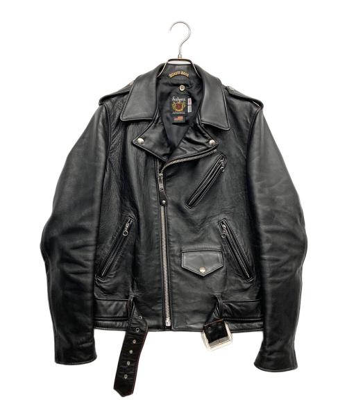 Schott（ショット）Schott (ショット) ライダースジャケット ブラック サイズ:36の古着・服飾アイテム