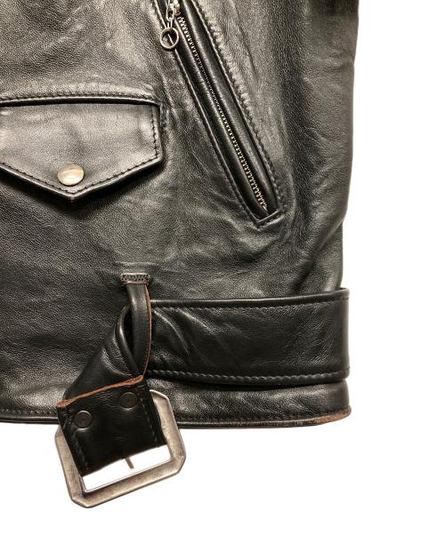 Schott（ショット）Schott (ショット) ライダースジャケット ブラック サイズ:36の古着・服飾アイテム