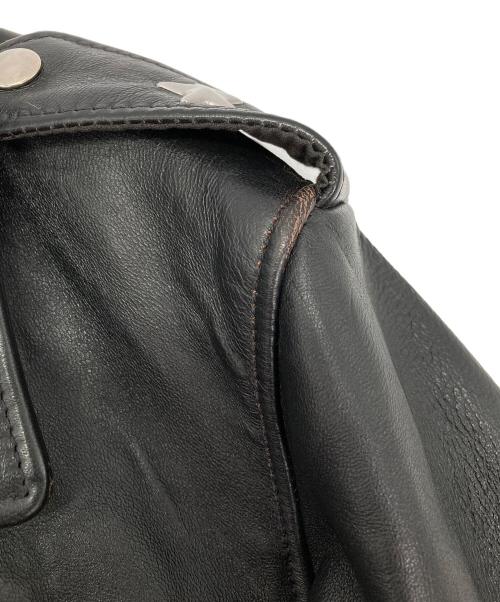 Schott（ショット）Schott (ショット) ライダースジャケット ブラック サイズ:36の古着・服飾アイテム