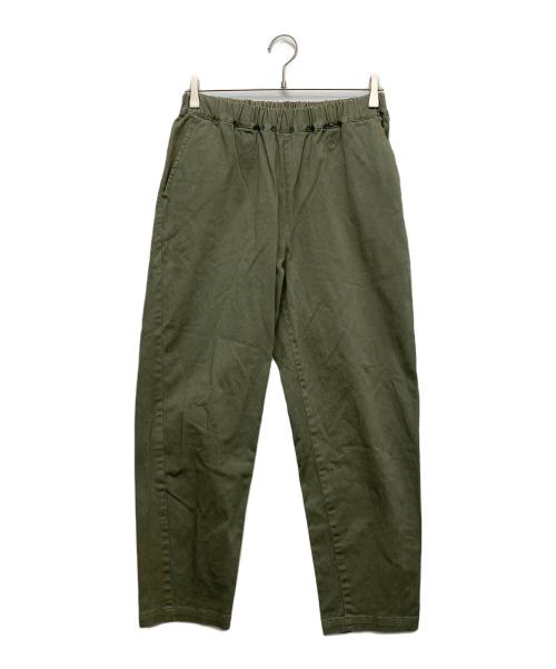 KAGURE（カグレ）kagure (カグレ) コットンストレッチイージーパンツ カーキ サイズ:FREEの古着・服飾アイテム