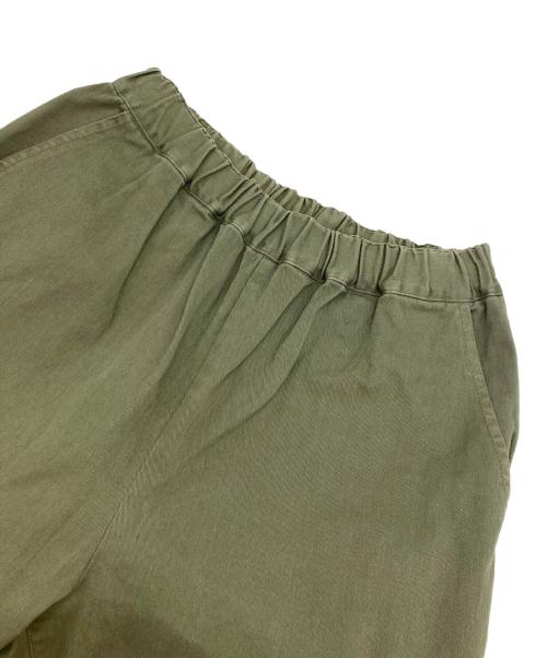 KAGURE（カグレ）kagure (カグレ) コットンストレッチイージーパンツ カーキ サイズ:FREEの古着・服飾アイテム