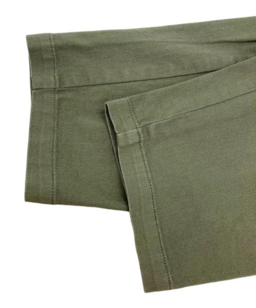 KAGURE（カグレ）kagure (カグレ) コットンストレッチイージーパンツ カーキ サイズ:FREEの古着・服飾アイテム