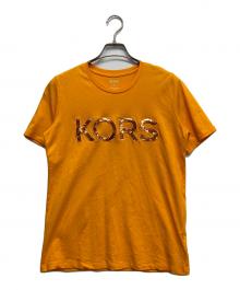 MICHAEL MICHAEL KORS（マイケル マイケルコース）の古着「ロゴTシャツ」｜オレンジ