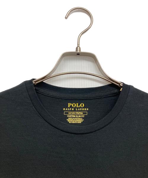 POLO RALPH LAUREN（ポロ・ラルフローレン）POLO RALPH LAUREN (ポロ・ラルフローレン) プリントTシャツ ブラック サイズ:Sの古着・服飾アイテム
