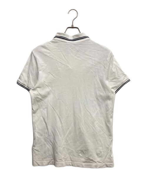 MONCLER（モンクレール）MONCLER (モンクレール) MAGLIA POLO MANICA CORTA ホワイト サイズ:Mの古着・服飾アイテム