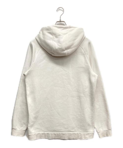 JORDAN（ジョーダン）JORDAN (ジョーダン) Paris Saint-Germain (パリサンジェルマン) フロントロゴ プルオーバースウェットパーカー ホワイト サイズ:Lの古着・服飾アイテム