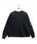 TATRAS（タトラス）の古着「袖ロゴスウエット」｜ブラック
