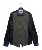 DIESELディーゼル）の古着「ジップシャツ」｜ブラック