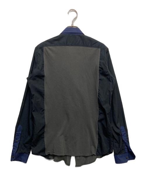 DIESEL（ディーゼル）DIESEL (ディーゼル) ジップシャツ ブラック サイズ:Sの古着・服飾アイテム