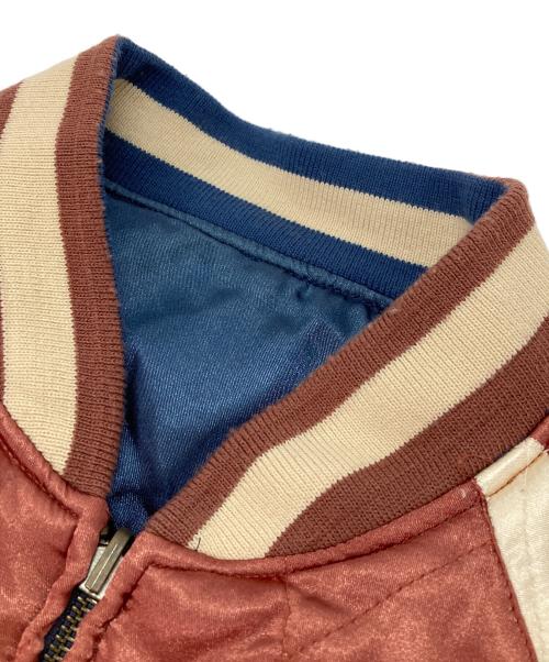 KRIFF MAYER（クリフメイヤー）KRIFF MAYER (クリフメイヤー) リバーシブルスカジャン ブルー×レッド サイズ:Lの古着・服飾アイテム
