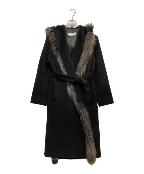 MARELLA（マレーラ）MARELLA (マレーラ) ロングウールコート ブラック サイズ:40の古着・服飾アイテム