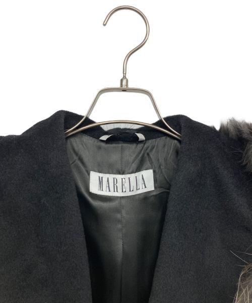 MARELLA（マレーラ）MARELLA (マレーラ) ロングウールコート ブラック サイズ:40の古着・服飾アイテム