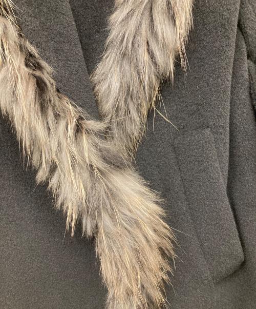 MARELLA（マレーラ）MARELLA (マレーラ) ロングウールコート ブラック サイズ:40の古着・服飾アイテム