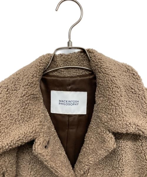 MACKINTOSH PHILOSOPHY（マッキントッシュ フィロソフィー）MACKINTOSH PHILOSOPHY (マッキントッシュ フィロソフィー) ボアコート ブラウン サイズ:38の古着・服飾アイテム