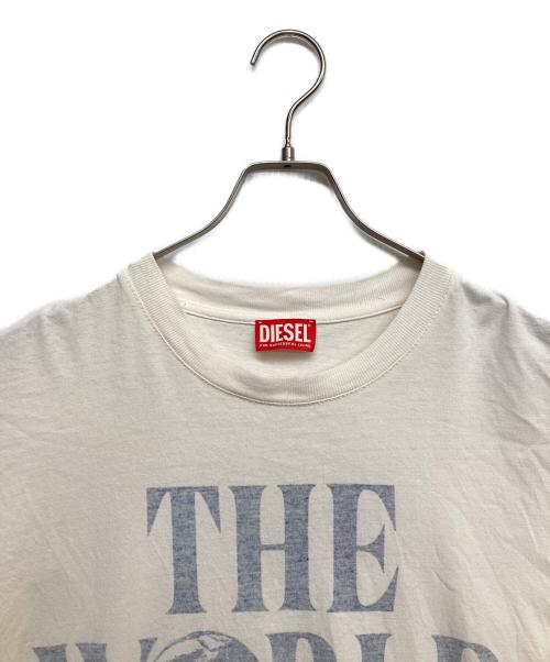 DIESEL（ディーゼル）DIESEL (ディーゼル) Tシャツ ホワイト サイズ:Lの古着・服飾アイテム