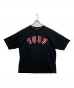 FUBUフブ）の古着「ロゴＴシャツ」｜ブラック