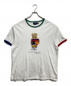 POLO RALPH LAURENポロ・ラルフローレン）の古着「プリントTシャツ」｜ホワイト