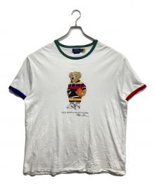 POLO RALPH LAUREN（ポロ・ラルフローレン）の古着「プリントTシャツ」｜ホワイト