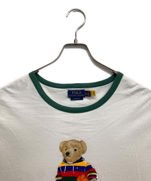 POLO RALPH LAUREN（ポロ・ラルフローレン）POLO RALPH LAUREN (ポロ・ラルフローレン) プリントTシャツ ホワイト サイズ:XLの古着・服飾アイテム